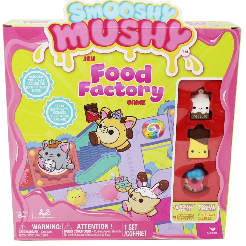 Smooshy Mushy food factory board game kids new